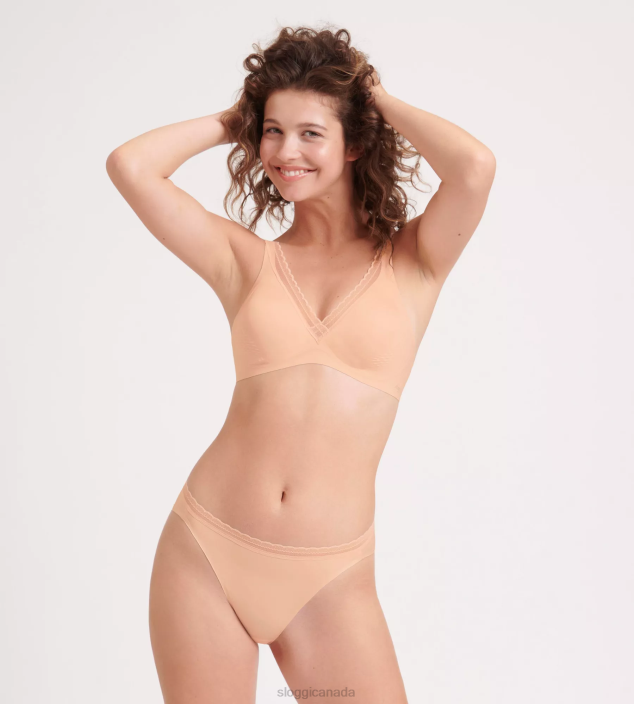 Knickers | N024579 Powder orange BODY ADAPT TWIST Highleg knickers Women sloggi - Image 5