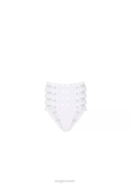 Knickers | N024582 White CHIC Tai knickers Women sloggi