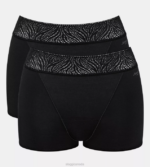 Knickers | N024588 Black PERIOD PANTS Period short knickers Women sloggi
