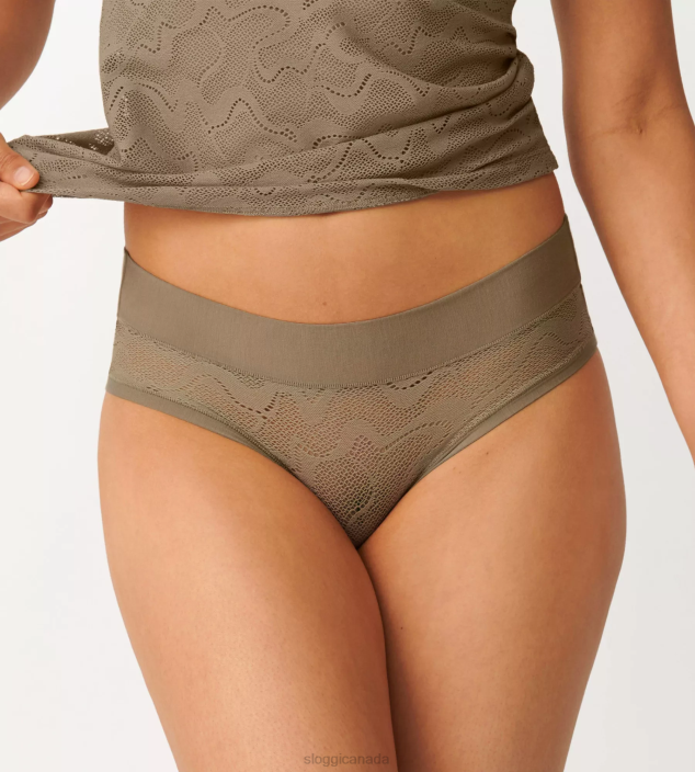 Knickers | N024589 Lead grey GO ALLROUND LACE Hipster knickers Women sloggi - Image 3