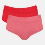 Knickers | N024593 Red - Light combination GO ALLROUND Maxi knickers Women sloggi