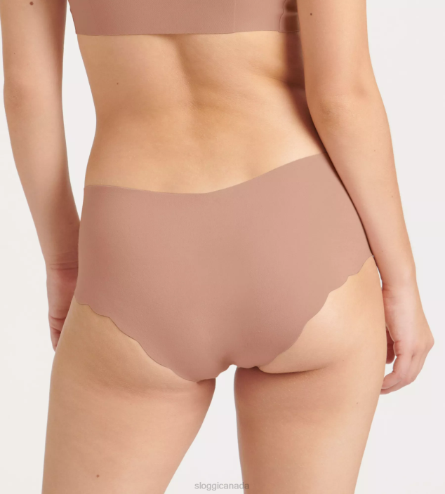 Knickers | N02459 Cameo brown ZERO MODAL 2.0 Short knickers Women sloggi - Image 4