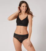 Knickers | N024601 Black GO ALLROUND LACE Midi knickers Women sloggi - Image 5
