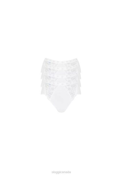 Knickers | N024607 White CHIC Midi knickers Women sloggi