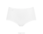 Knickers | N024609 White 24/7 COTTON Midi knickers Women sloggi