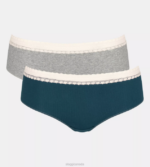 Knickers | N024644 Black GO RIBBED Hipster knickers Women sloggi