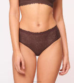 Knickers | N024662 Ebony brown ZERO FEEL LACE Highwaist knickers Women sloggi - Image 4