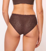 Knickers | N024662 Ebony brown ZERO FEEL LACE Highwaist knickers Women sloggi - Image 5