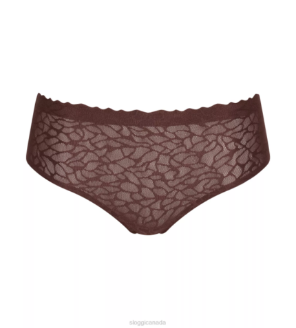 Knickers | N024662 Ebony brown ZERO FEEL LACE Highwaist knickers Women sloggi
