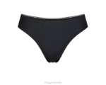 Knickers | N024666 Black FEEL SENSATIONAL Tai knickers Women sloggi