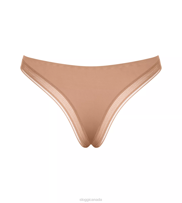 Knickers | N024672 Nostalgic Brown BODY ADAPT TWIST Brazilian knickers Women sloggi - Image 2