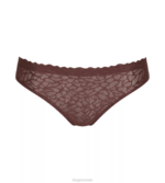 Knickers | N024691 Ebony brown ZERO FEEL LACE Brazilian knickers Women sloggi