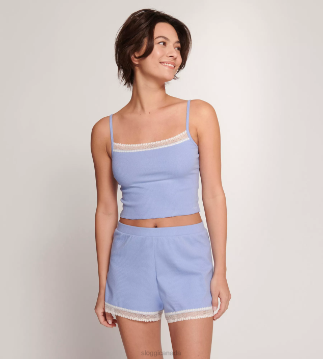 Loungewear | N024110 Fabulous GO RIBBED Top with spaghetti straps Women sloggi - Image 4