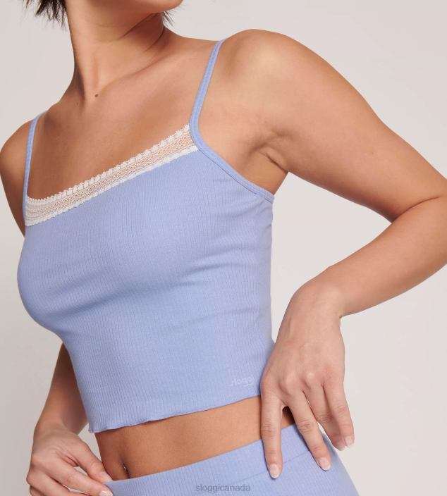 Loungewear | N024110 Fabulous GO RIBBED Top with spaghetti straps Women sloggi - Image 5