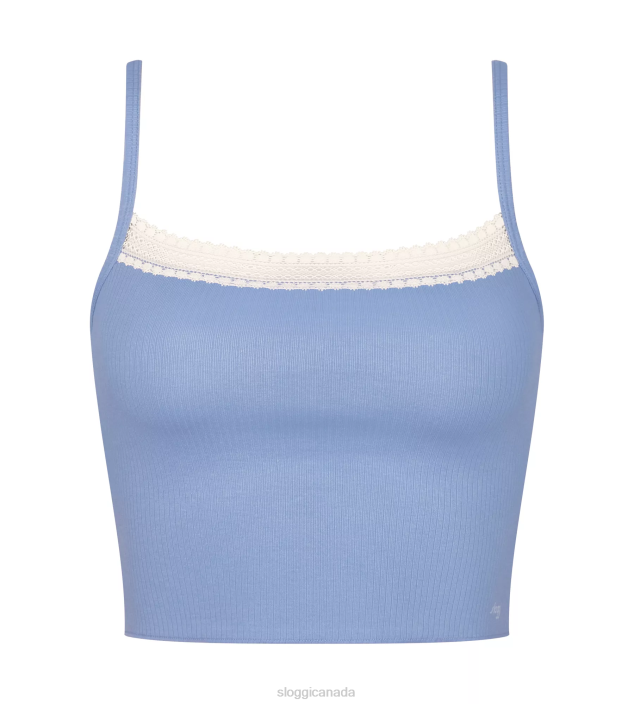 Loungewear | N024110 Fabulous GO RIBBED Top with spaghetti straps Women sloggi - Image 1