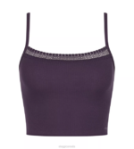 Loungewear | N024133 Blueberry GO RIBBED Top with spaghetti straps Women sloggi