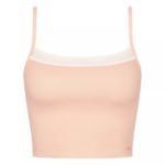 Loungewear | N024178 Powder orange GO RIBBED Top with spaghetti straps Women sloggi