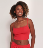 Loungewear | N024307 Campari GO RIBBED Top with spaghetti straps Women sloggi - Image 2