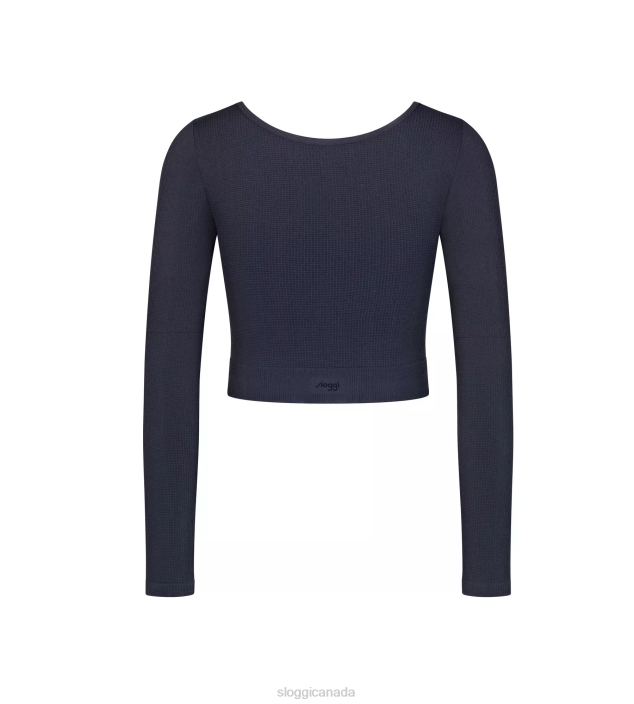 Loungewear | N024348 Black EVER INFUSED ALOE Long-sleeve top Women sloggi - Image 2