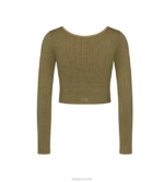 Loungewear | N024461 Martini Olive EVER INFUSED CBD Long-sleeve top Women sloggi - Image 2