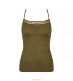 Loungewear | N024540 Dried laver S SUBTLE Top with spaghetti straps Women sloggi