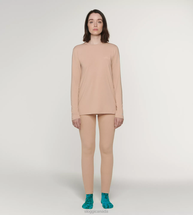 Loungewear | N024555 New Beige long-sleeve top Women 032C X sloggi - Image 2