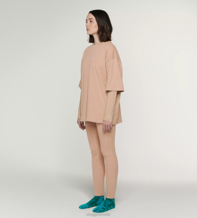 Loungewear | N024555 New Beige long-sleeve top Women 032C X sloggi - Image 4