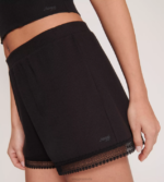 Loungewear | N024592 Black GO RIBBED Shorts Women sloggi - Image 5