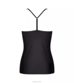 Loungewear | N024660 Black S SUBTLE Top with spaghetti straps Women sloggi - Image 2