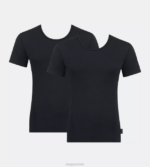 Loungewear | N024808 Black 24/7 t-shirt Men sloggi