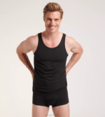 Loungewear | N024888 Black EVER SOFT tank top Men sloggi - Image 4