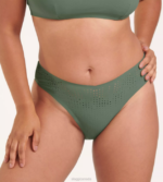 Swimwear N024232 Urban green SHORE ARIENZO Highleg bikini bottoms Women sloggi - Image 3