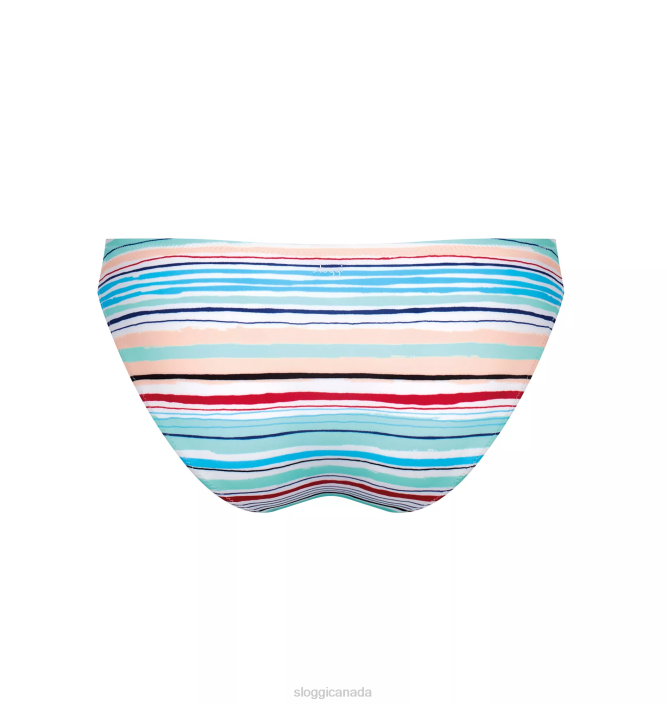 Swimwear N024547 Blue - Light Combination SHORE CANDY BASSLET Mini bikini bottoms Women sloggi - Image 2