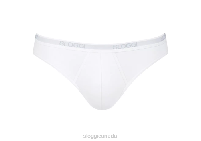 underwear_n024733_white_basic_mini_briefs_men_sloggi.png Underwear N024733 White BASIC mini briefs Men sloggi - Image 1