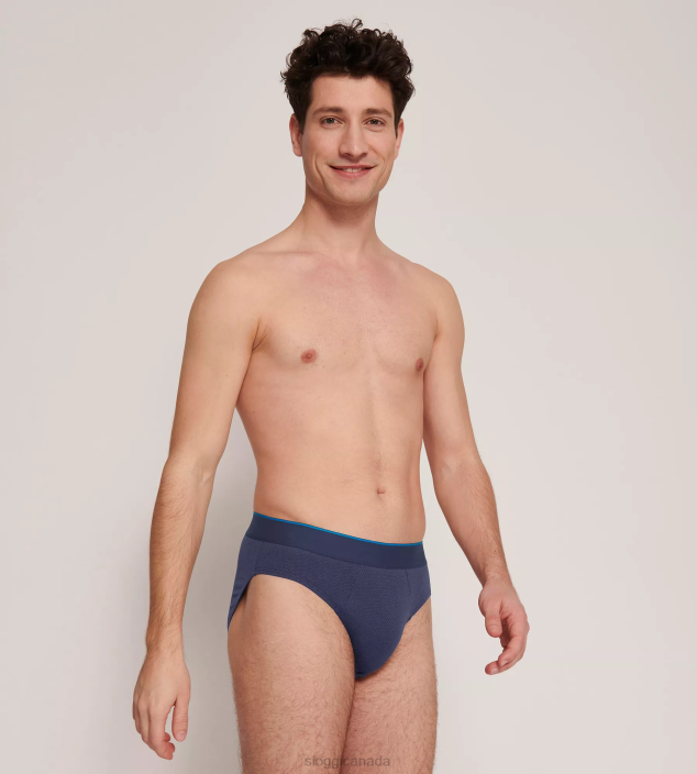 Underwear N024735 Blue - Dark Combination EVER AIRY midi briefs Men sloggi - Image 4