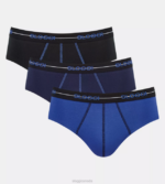 Underwear N024744 Black - Blue Combination START midi briefs Men sloggi