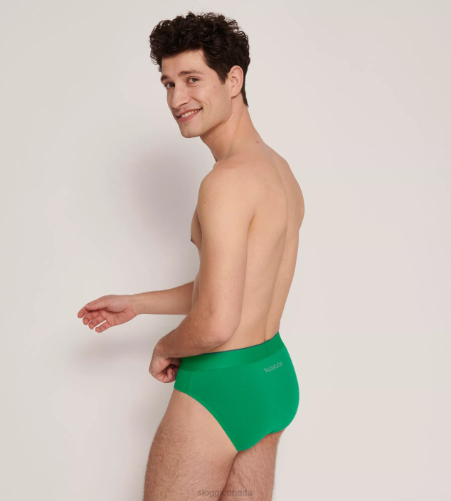 Underwear N024764 Green - Light Combination EVER AIRY midi briefs Men sloggi - Image 5