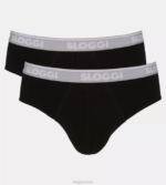 Underwear N024795 Black GO ABC midi briefs Men sloggi