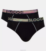 Underwear N024798 Black GO ABC NATURAL midi briefs Men sloggi - Image 3
