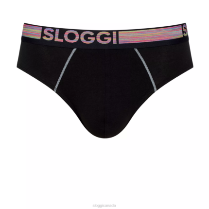 Underwear N024798 Black GO ABC NATURAL midi briefs Men sloggi