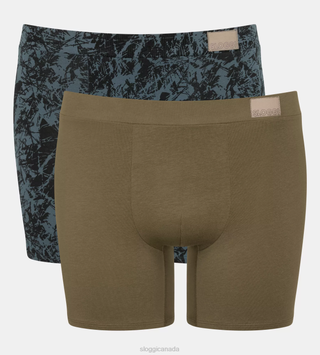 underwear_n024820_violet_dark_combination_go_natural_shorts_men_sloggi.png Underwear N024820 Violet - Dark Combination GO NATURAL shorts Men sloggi - Image 1