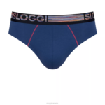 Underwear N024826 Blue - Dark Combination GO ABC NATURAL midi briefs Men sloggi