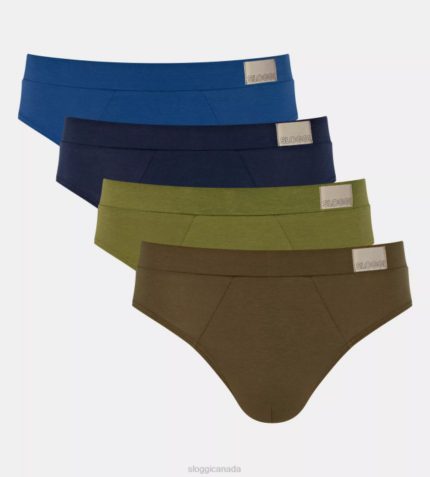 Underwear N024837 Multicolour GO NATURAL midi briefs Men sloggi