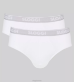 Underwear N024838 White GO ABC midi briefs Men sloggi