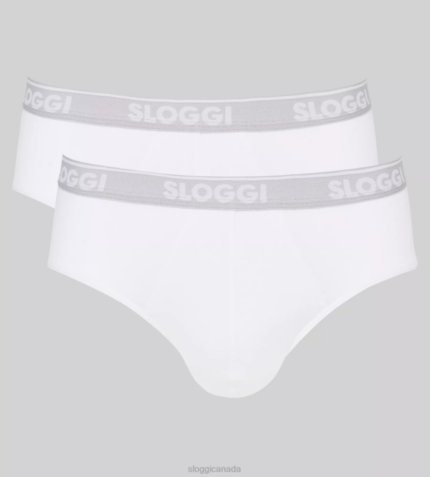 Underwear N024838 White GO ABC midi briefs Men sloggi