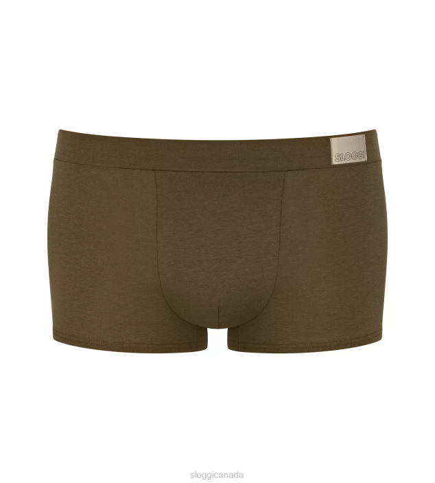 Underwear N024855 Brown - Dark Combination GO NATURAL hipster briefs Men sloggi - Image 3