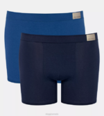 Underwear N024856 Blue - Dark Combination GO NATURAL shorts Men sloggi