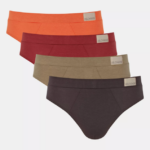 Underwear N024875 Brown - Dark Combination GO NATURAL midi briefs Men sloggi